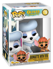 Oliver & Co. POP&Buddy Vinyl Figure Georgette w/Tito 9 cm 0889698903301