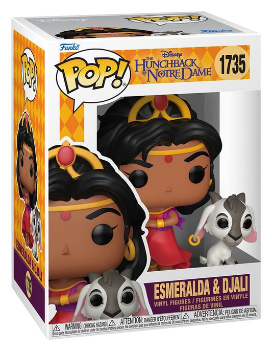 The Hunchback of Notre Dame POP! Vinyl Figure Esmeralda & Djali 9 cm 0889698903479