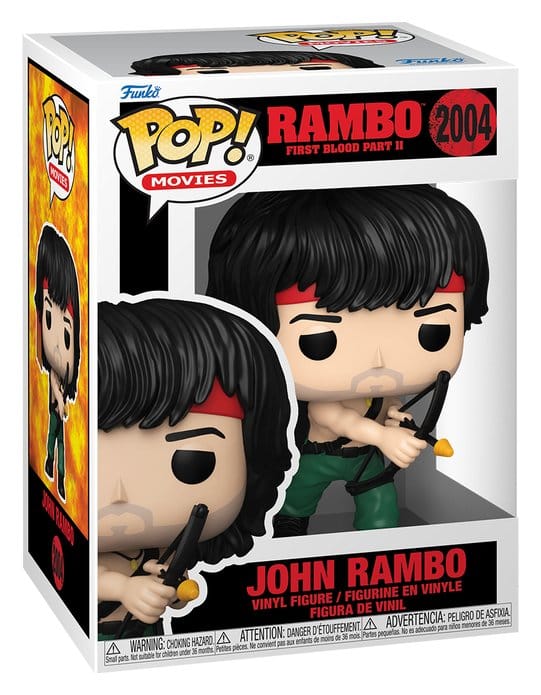 Rambo POP! Movies Vinyl Figure John Rambo w/Bow 9 cm 0889698903622