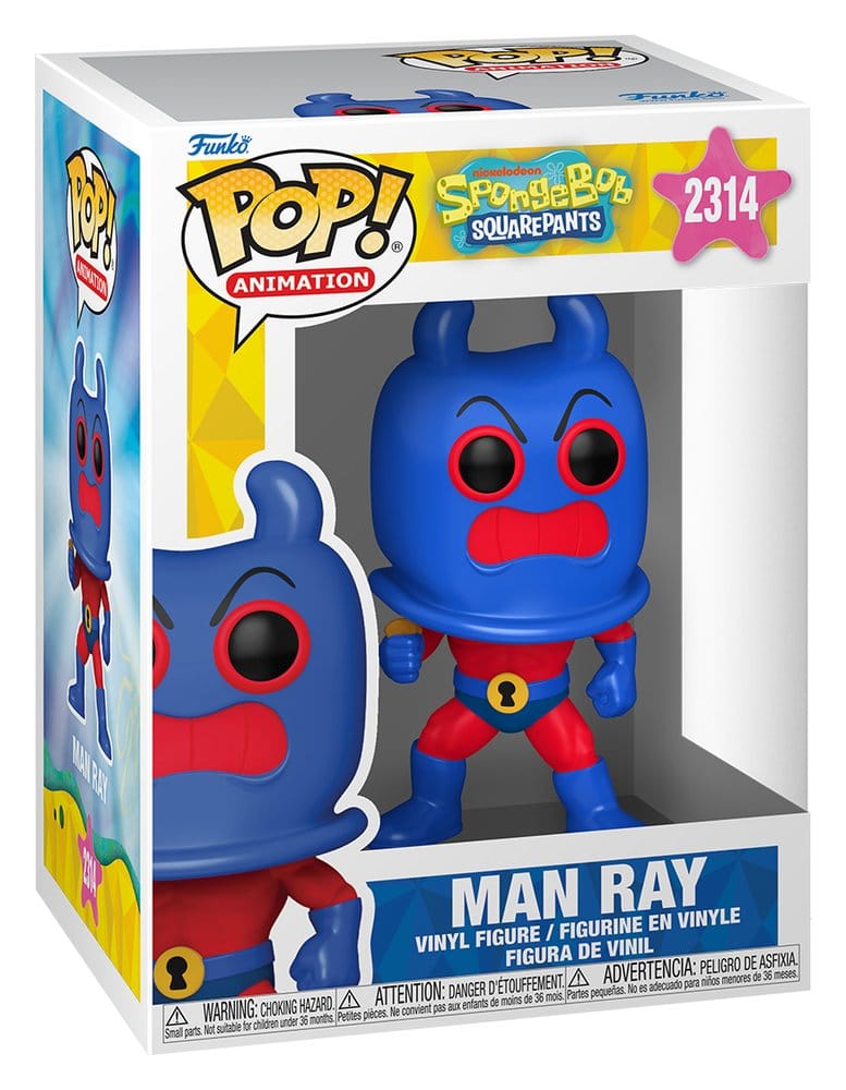 SpongeBob SquarePants POP! Animation Vinyl Figure Man Ray 9 cm 0889698903646
