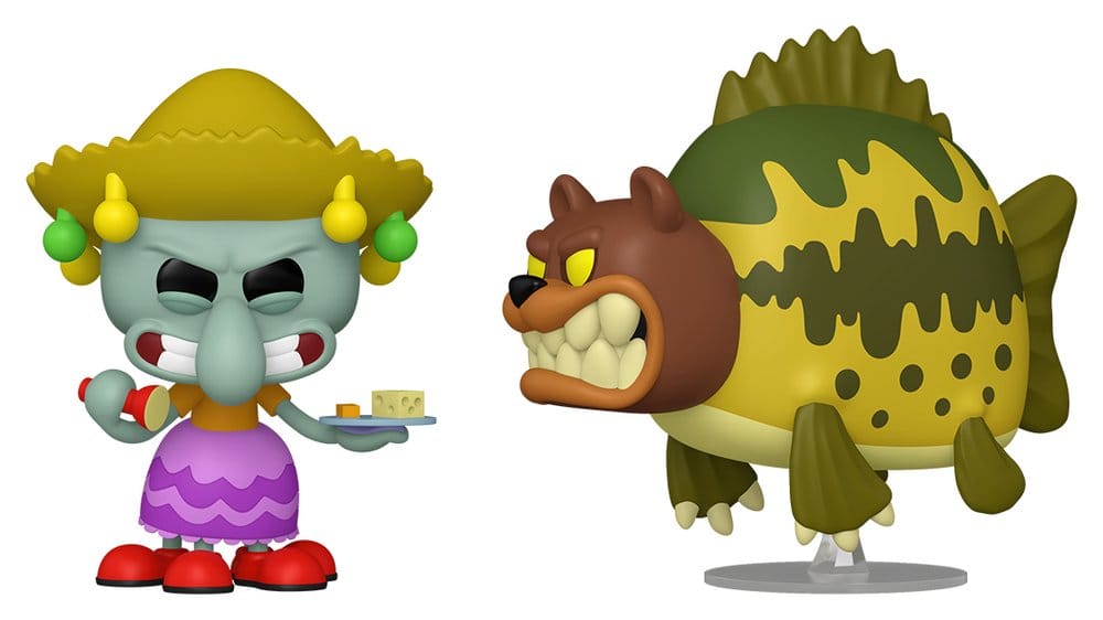 SpongeBob SquarePants POP! Animation Vinyl Figure Squidward & Sea Bear 9 cm 0889698903653