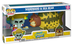 SpongeBob SquarePants POP! Animation Vinyl Figure Squidward & Sea Bear 9 cm 0889698903653