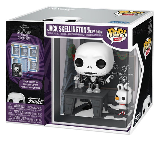 Nightmare Before Christmas POP! Nooks Vinyl Figure Jack Skellington's Room 9 cm 0889698903776