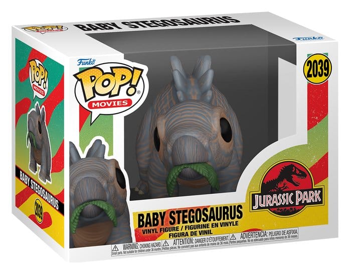 Jurassic Park POP! Movies Vinyl Figure Baby Stegosaurus 9 cm 0889698903899