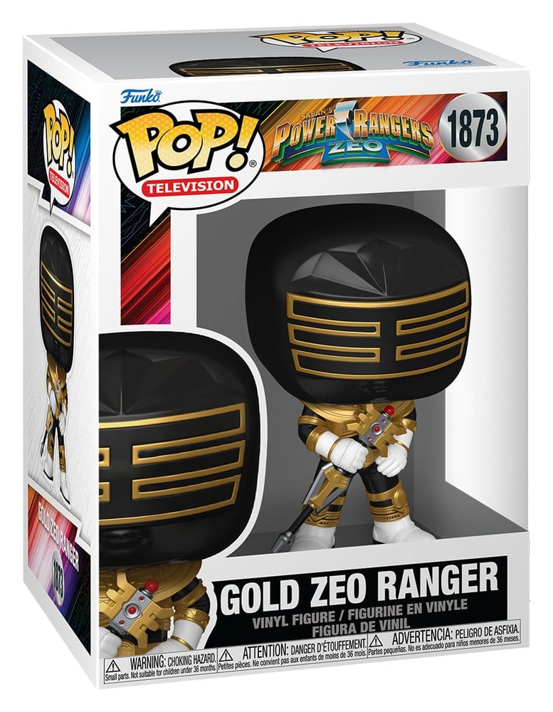 Power Rangers Zeo POP! Movies Vinyl Figures Zeo Ranger Gold 9 cm 0889698904223