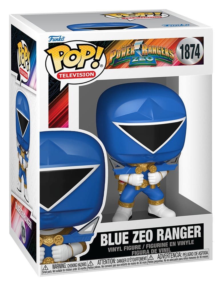 Power Rangers Zeo POP! Movies Vinyl Figures Zeo Ranger Blue 9 cm 0889698904230