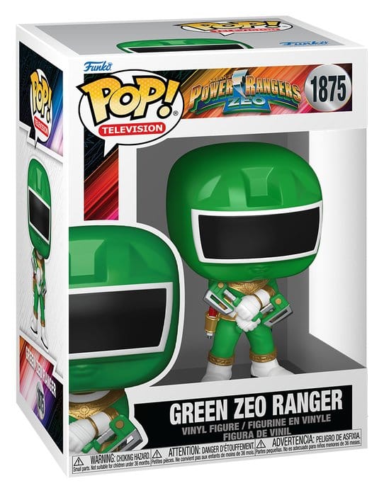 Power Rangers Zeo POP! Movies Vinyl Figures Zeo Ranger Green 9 cm 0889698904247