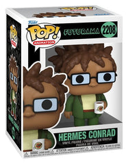 Futurama Pop! Animation Vinyl Figure Hermes w/Mug 9 cm 0889698904278