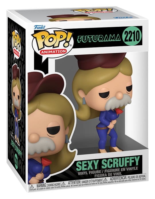 Futurama Pop! Animation Vinyl Figure Sexy Scruffy 9 cm 0889698904292