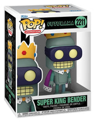 Futurama Pop! Animation Vinyl Figure Super King Bender 9 cm 0889698904308