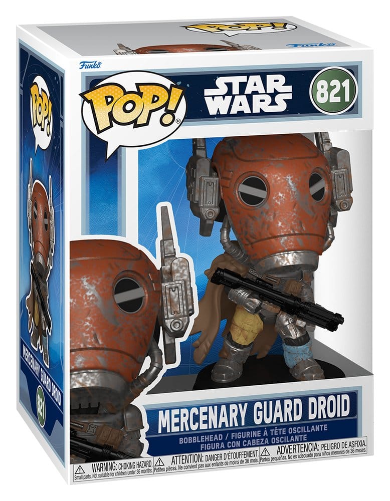 Star Wars: The Mandalorian and Grogu POP! Vinyl Bobblehead Figure Mercenary Guard Droid 9 cm 0889698904490