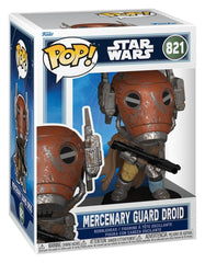 Star Wars: The Mandalorian and Grogu POP! Vinyl Bobblehead Figure Mercenary Guard Droid 9 cm 0889698904490