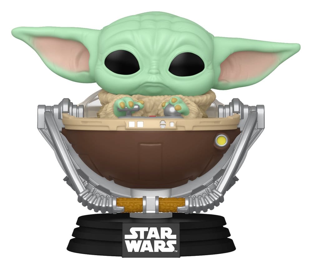 Star Wars: The Mandalorian and Grogu POP! Vinyl Bobblehead Figure Grogu in Pram 9 cm 0889698904513
