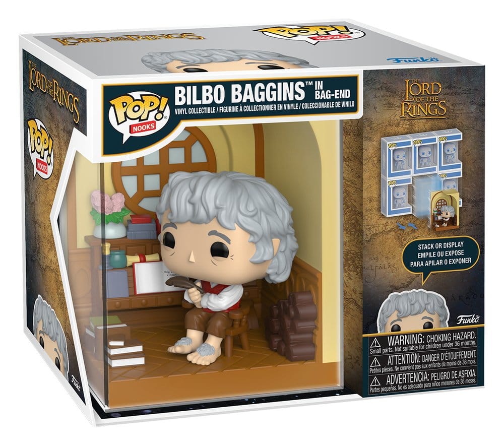 Lord of the Rings POP! Nooks Vinyl Diorama Bilbo Baggins 0889698904636