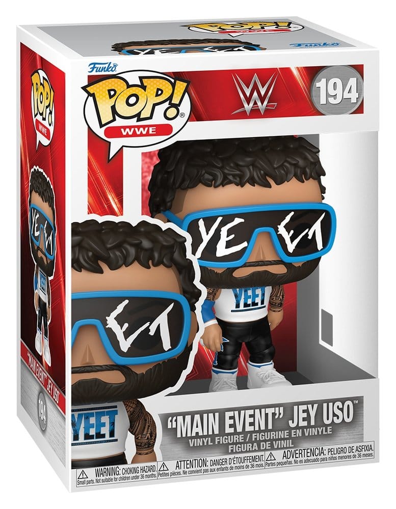 WWE POP! Vinyl Figure "Main Event" Jey Uso 9 cm 0889698905299