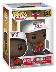 NBA Legends POP! Sports Vinyl Figure Chicago Bulls: Michael Jordan 3 Times in a Row 9 cm 0889698905381