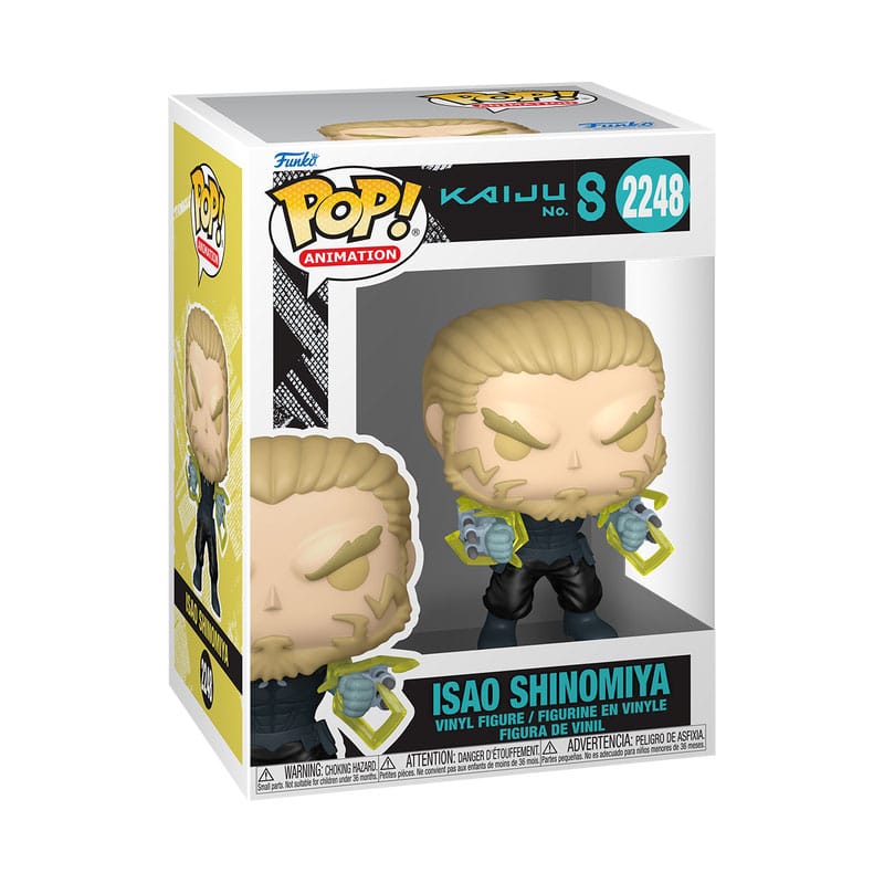 Kaiju No. 8 POP! Animation Vinyl Figure Isao Shinomiya 9 cm 0889698905763