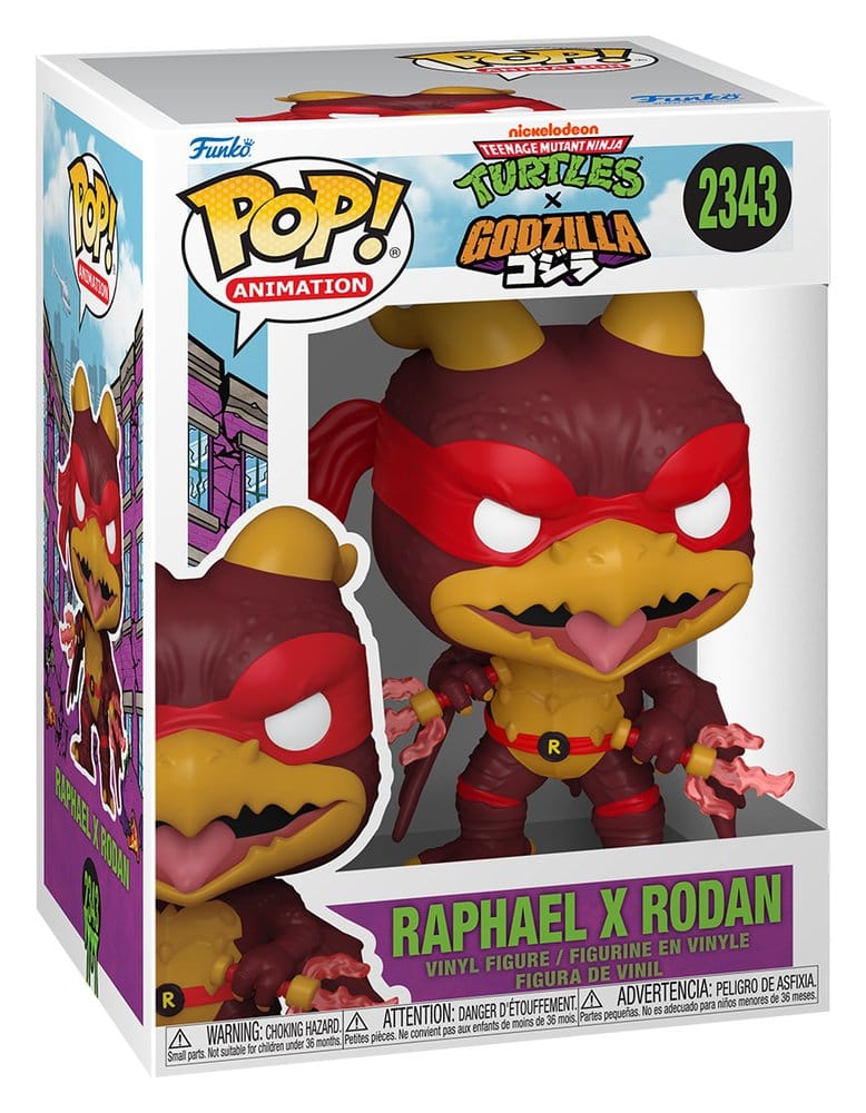 Godzilla x Turtles POP! Animation Vinyl Figur Raphael X Rodan 9 cmGodzilla x Turtles POP! Animation Vinyl Figure Raphael X Rodan 9 cmGodzilla x Turtles POP! Animation Vinyl figurine Raphael X Rodan 9 cmGodzilla x Turtles Figura POP! Animation Vinyl Raphae 0889698905855
