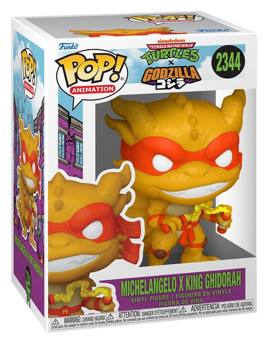 Godzilla x Turtles POP! Animation Vinyl Figur Michelangelo X Ghidorah 9 cmGodzilla x Turtles POP! Animation Vinyl Figure Michelangelo X Ghidorah 9 cmGodzilla x Turtles POP! Animation Vinyl figurine Michelangelo X Ghidorah 9 cmGodzilla x Turtles Figura POP 0889698905862