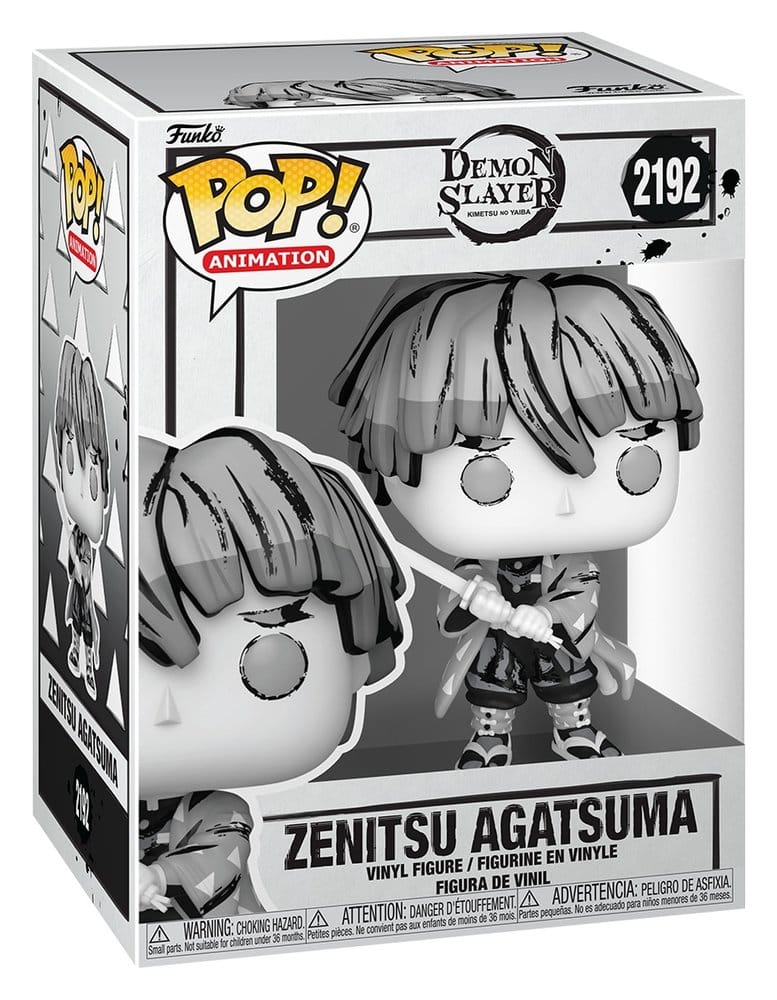 Demon Slayer: Kimetsu no Yaiba POP! Animation Vinyl Figures Zenitsu(Sumi-Ink) 9 cm 0889698906036
