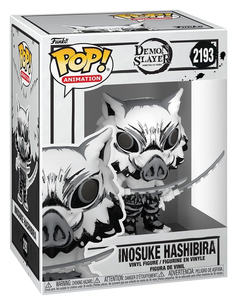 Demon Slayer: Kimetsu no Yaiba POP! Animation Vinyl Figures Inosuke(Sumi-Ink) 9 cm 0889698906043