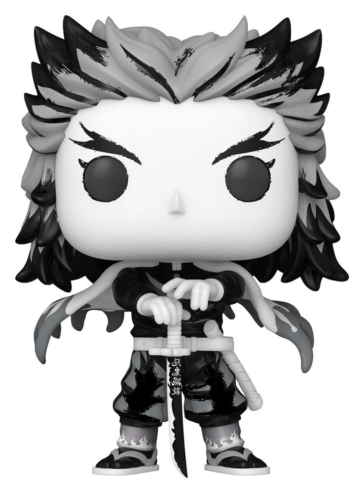 Demon Slayer: Kimetsu no Yaiba POP! Animation Vinyl Figures Rengoku(Sumi-Ink) 9 cm 0889698906050