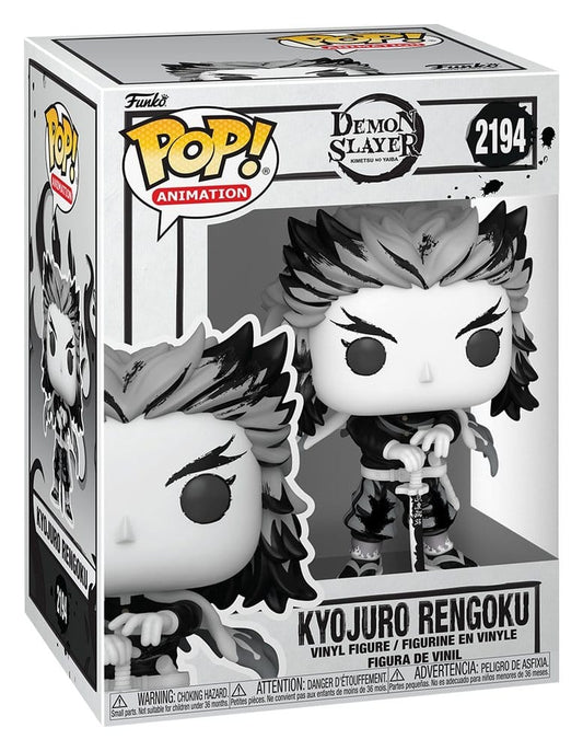 Demon Slayer: Kimetsu no Yaiba POP! Animation Vinyl Figures Rengoku(Sumi-Ink) 9 cm 0889698906050