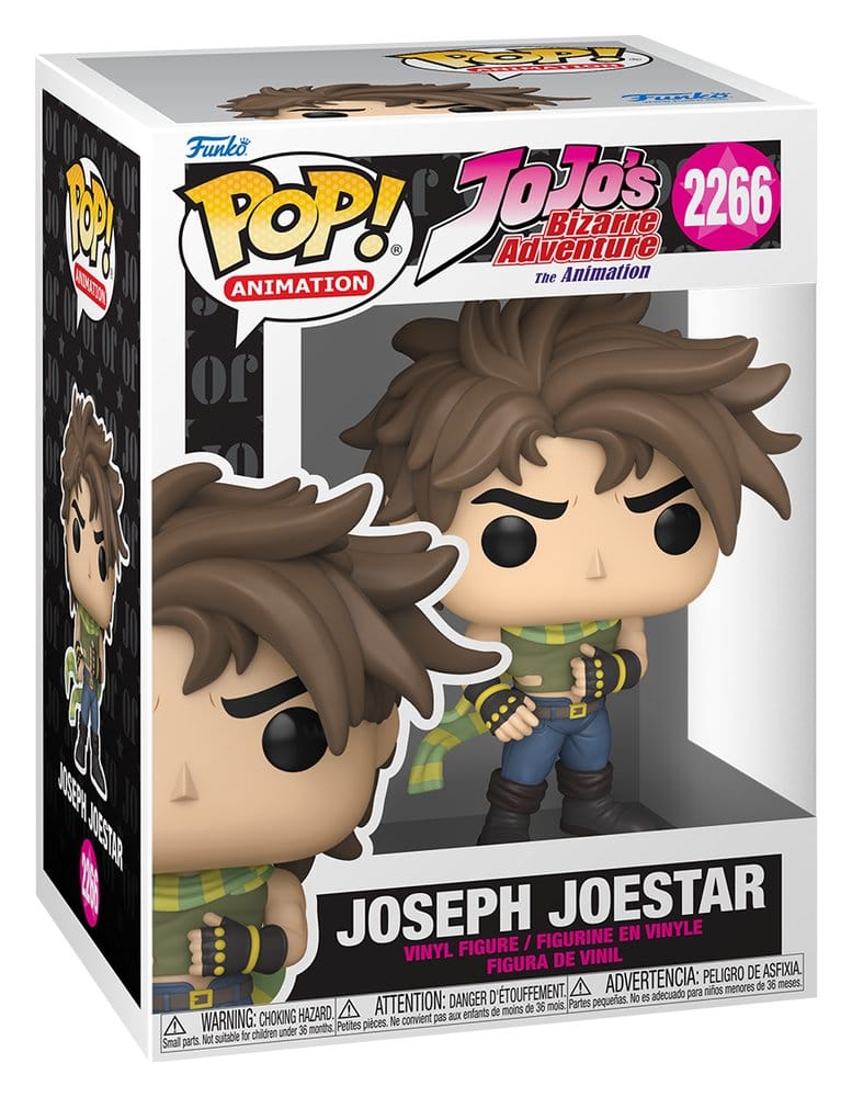 JoJo´s Bizarre Adventure POP! Animation Vinyl Figures Joseph 9 cm 0889698906272