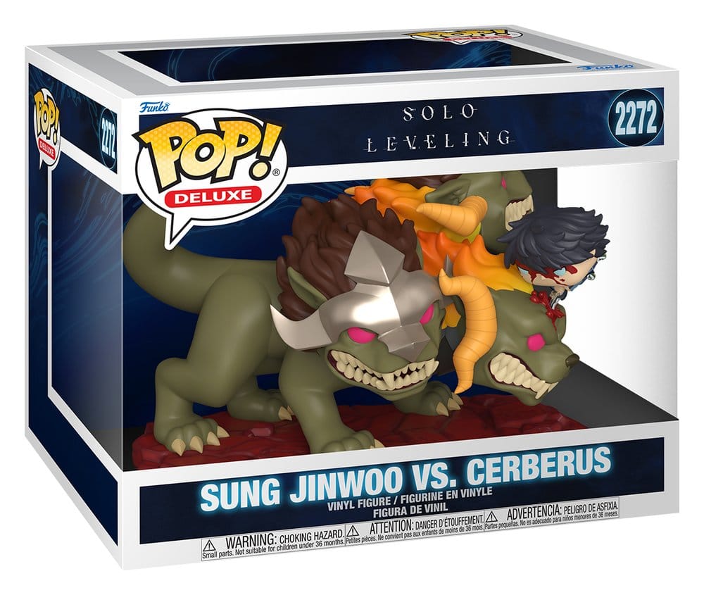 Solo Leveling POP! Deluxe Vinyl Figure Jinwoo Vs Cerberus 9 cm 0889698906340
