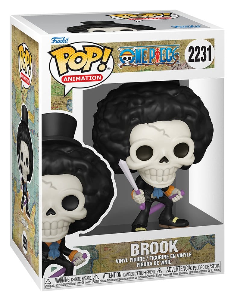 One Piece POP! Animation Vinyl Figure Brook (Refresh) 9 cm 0889698906449