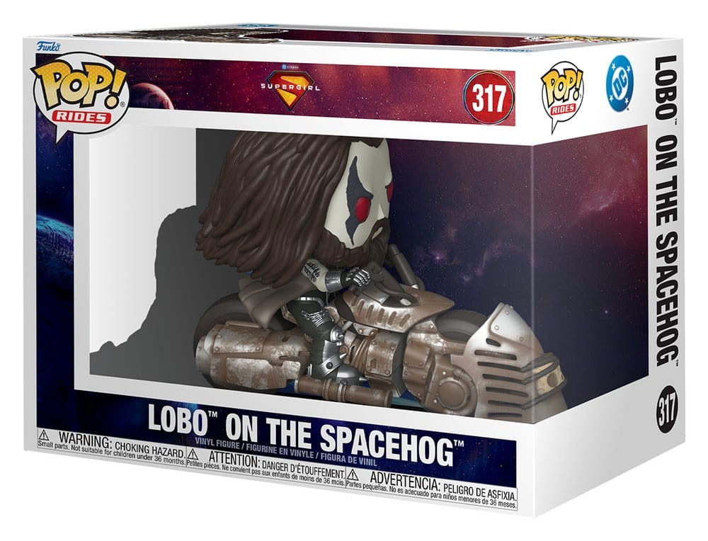 Supergirl (2026) POP! Rides Vinyl Figure Lobo on the Spacehog 15 cm 0889698907965