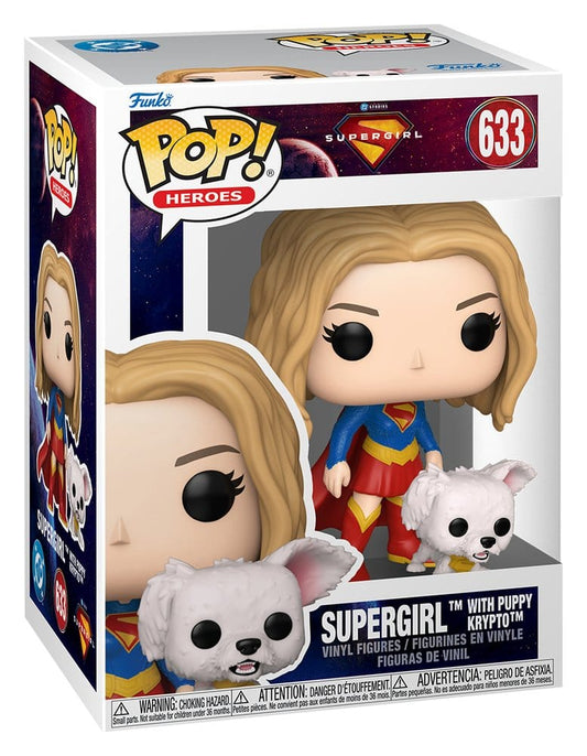 Supergirl (2026) POP! Heroes Vinyl Figure Supergirl with Puppy Krypto 9 cm 0889698908016