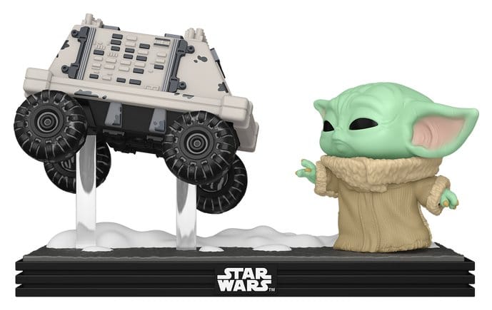 Star Wars: The Mandalorian and Grogu POP! Moment Vinyl Figures Grogu with Polar Mouse Droid 9 cm 0889698908139