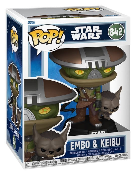 Star Wars: The Mandalorian and Grogu POP! & Buddy Vinyl Figure Embo & Keibu 9 cm 0889698908221