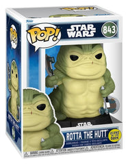 Star Wars: The Mandalorian and Grogu POP! Vinyl Figure Rotta the Hutt (Glow) 9 cm 0889698908238