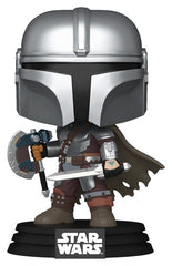 Star Wars: The Mandalorian and Grogu POP! Vinyl Figure The Mandalorian (Dual Wield) 9 cm 0889698908245