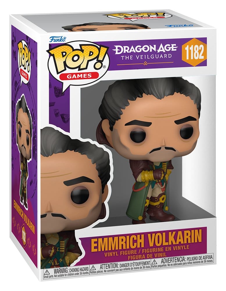 Dragon Age: The Veilguard POP! Games Vinyl Figure Emmrich Volkarin 9 cm 0889698908269