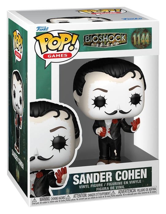 Bioshock POP! Games Vinyl Figure Sander Cohen 9 cm 0889698908313