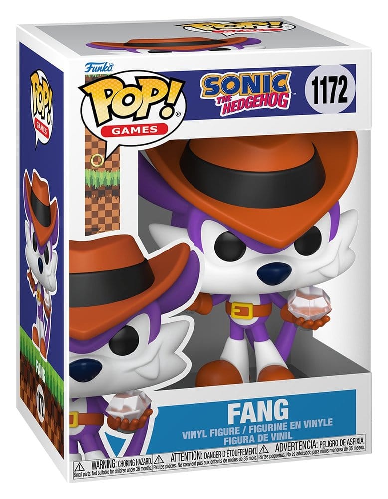 Sonic - The Hedgehog POP! Movies Vinyl Figures Fang the Hunter 9 cm 0889698908351