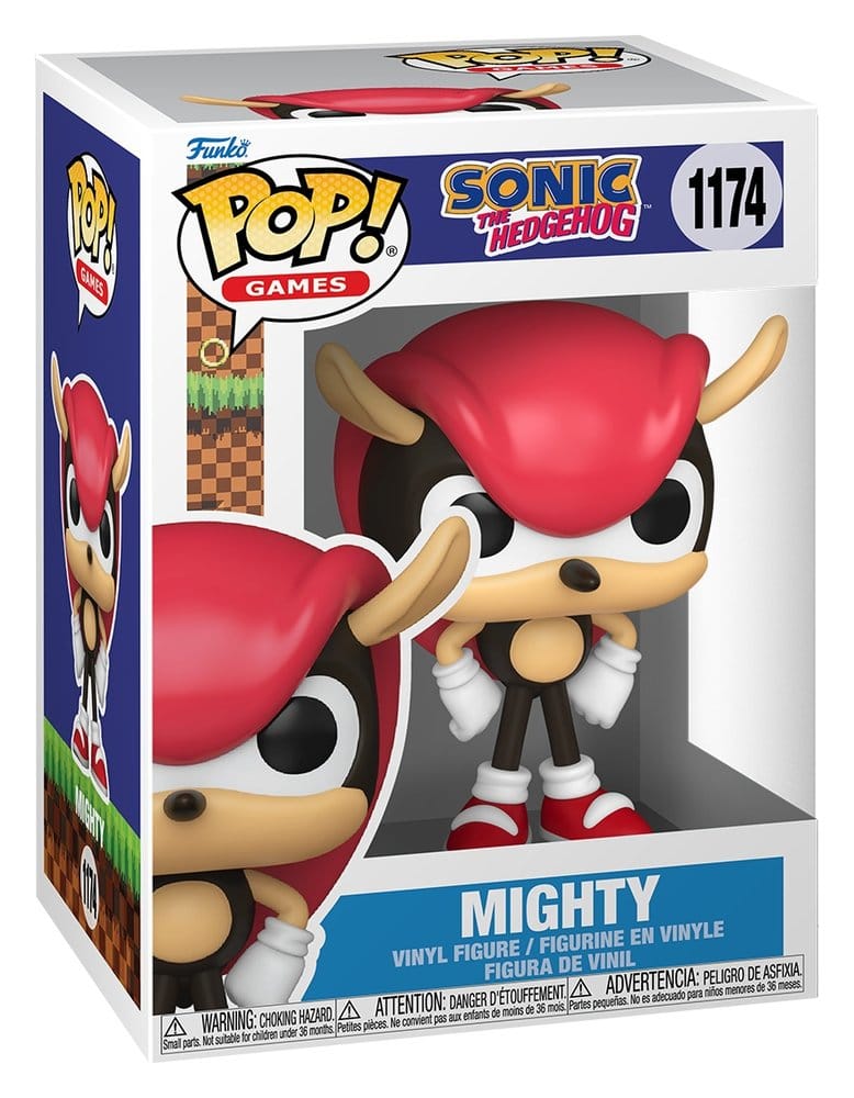 Sonic - The Hedgehog POP! Movies Vinyl Figures Mighty the Armadillo 9 cm 0889698908375