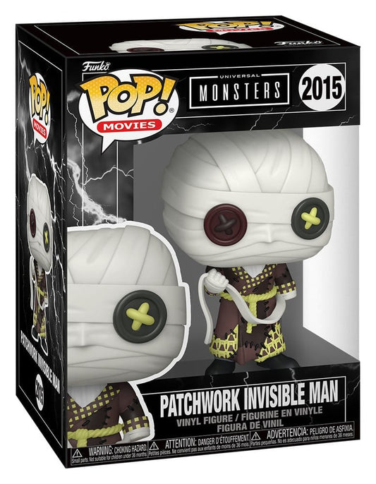 Universal Monsters Patchwork POP! Movies Vinyl Figure Invisible Man 9 cm 0889698908788