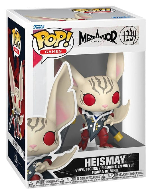 Metaphor: ReFantazio POP! Games Vinyl Figure Heismay 9 cm 0889698914611