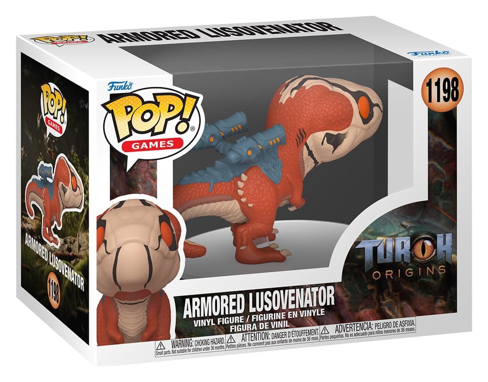 Turok POP! Games Vinyl Figure Armored Lusovenator 9 cm 0889698914703