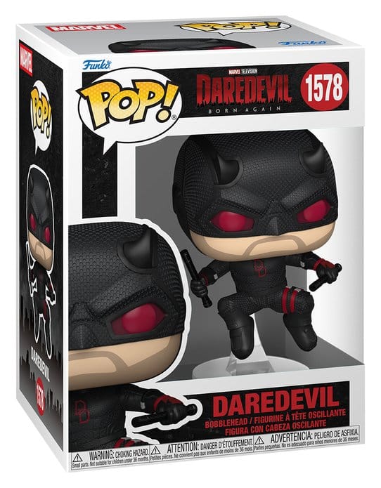 Daredevil: Born Again POP! Marvel Vinyl Figure Daredevil (Black Suit) 9 cm 0889698918497