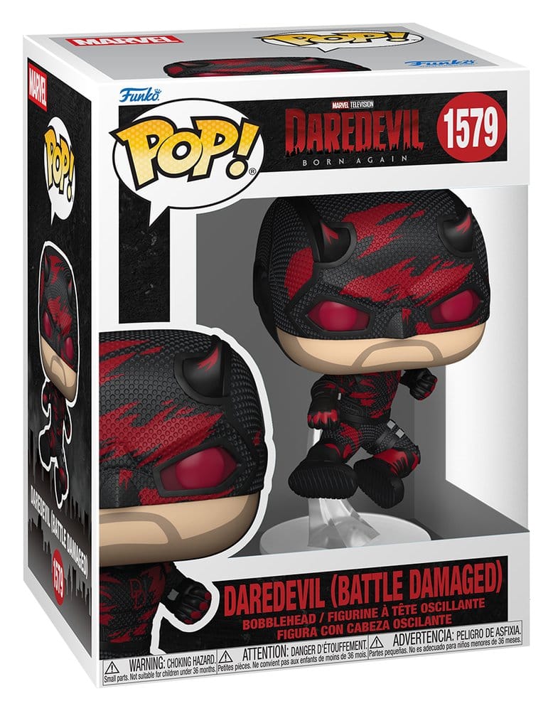 Daredevil: Born Again POP! Marvel Vinyl Figure Daredevil (Battle Damaged) 9 cm 0889698918503