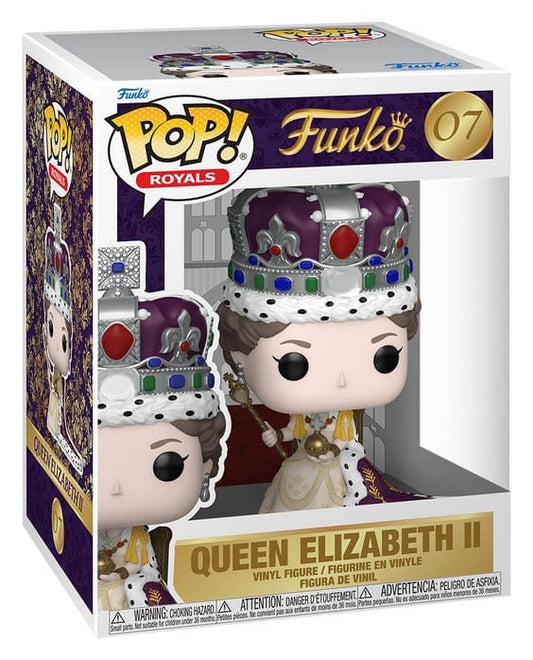 Queen Elizabeth II POP! Premium Vinyl Figure 100th- Queen Elizabeth II (Coronation) 9 cm 0889698918732