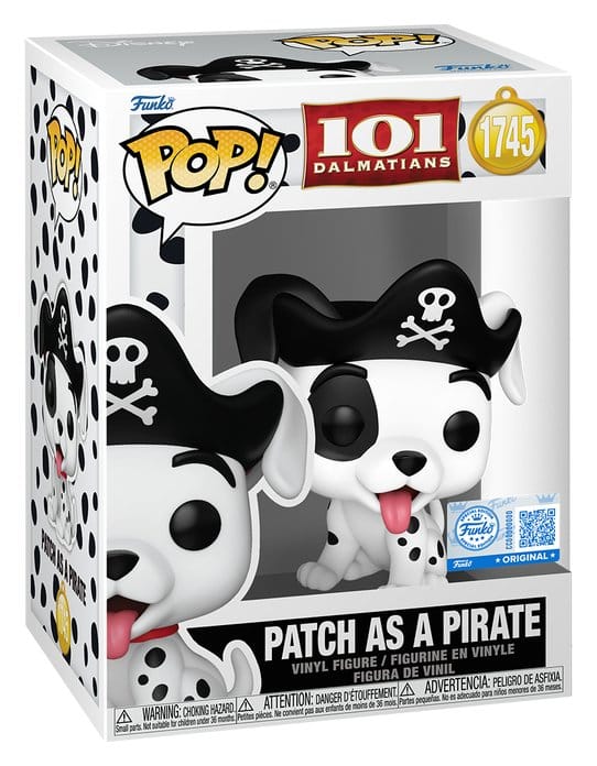 One Hundred and One Dalmatians POP! Disney Vinyl Figure Patch (Pirate Costume) 9 cm 0889698919197