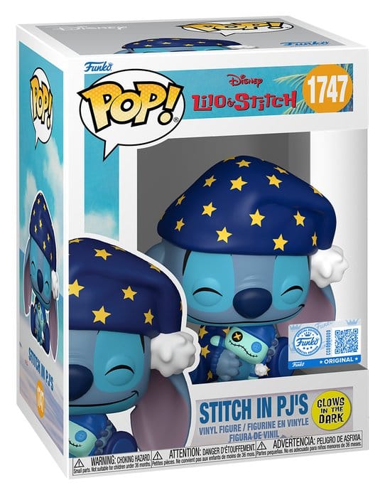 Lilo & Stitch POP! Vinyl Figure Stitch Starry PJs (GW) 9 cm 0889698919210