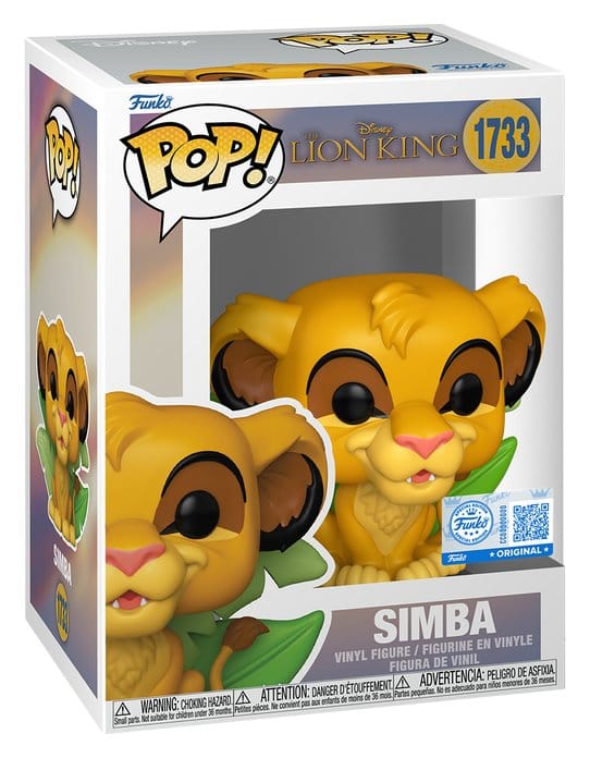 Lion King POP! Disney Vinyl Figure Simba 9 cm 0889698919692