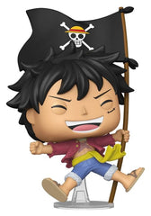 One Piece POP! Vinyl Animation Figure Luffy w/Flag 9 cm  0889698919708